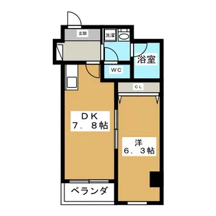 Fujimi Hyatt【3階】の間取り