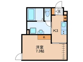 アイエフエアリーコート【1階】の間取り