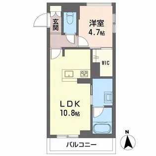 セントフルリール【1階】の間取り