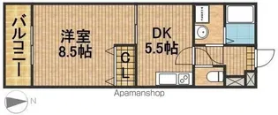 フォールズ【3階】の間取り