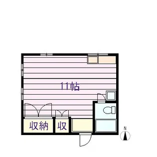 第2内海ビル【2階】の間取り
