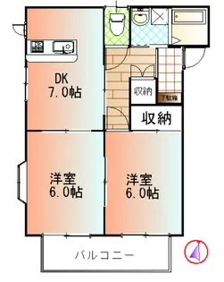 サウンド剛【1階】の間取り