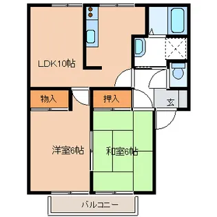 グランデュールG-1【2階】の間取り