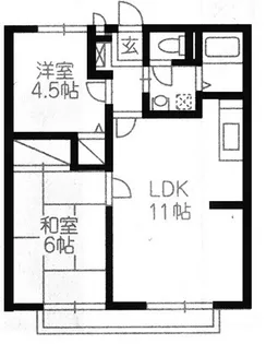 ベルウッド茅ヶ崎【2階】の間取り
