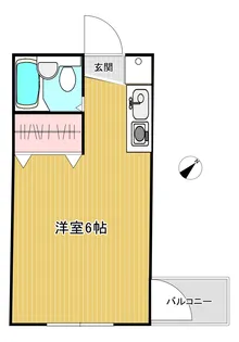メゾンハイウッド【2階】の間取り
