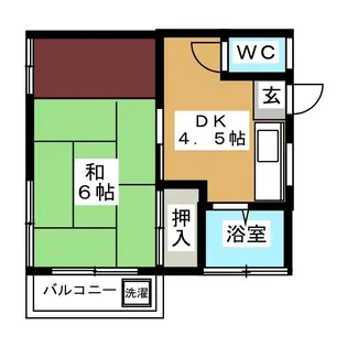 木悦荘【2階】の間取り