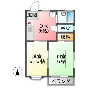 casade reposo【2階】の間取り