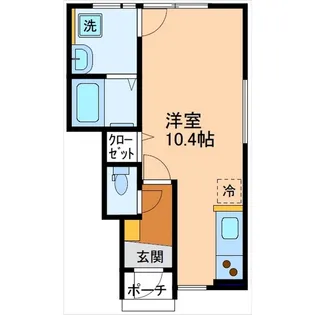レティシア【1階】の間取り