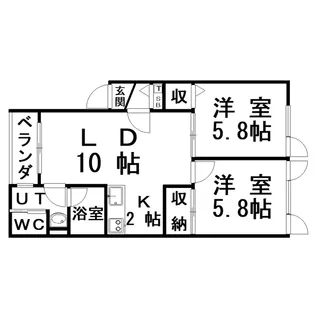 メゾンYH【1階】の間取り