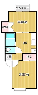 ハーモニーパレス中山【2階】の間取り