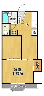 1Kの間取り画像