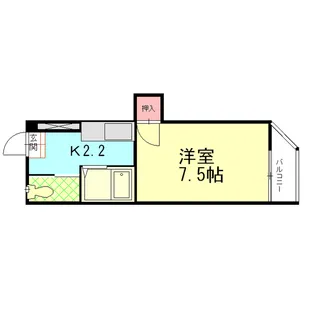 リバーサイドヒルズ【3階】の間取り