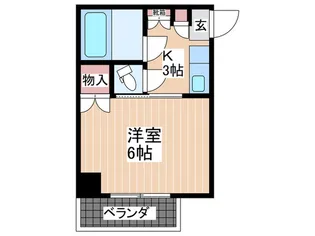 タウンパル坂本【3階】の間取り
