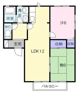 アーバンスクエアC【2階】の間取り