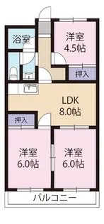 メゾン永田【3階】の間取り