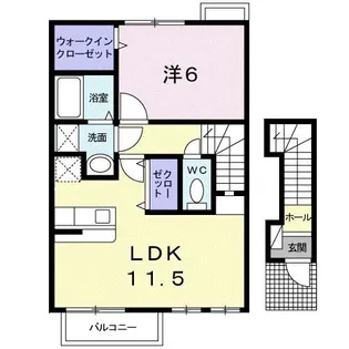 フェアリー【2階】の間取り