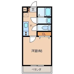 プロシード坪川【2階】の間取り