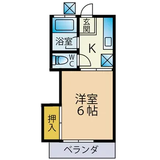 アビタシオン小池【1階】の間取り