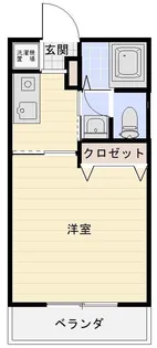 1Kの間取り画像