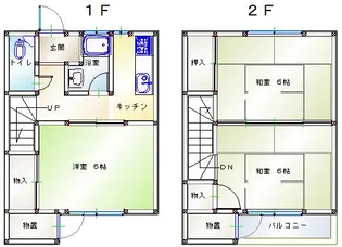 久慈ハイツ【1階】の間取り
