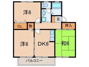 メルベ-ユ【1階】の間取り