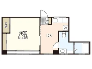 田淵ビルA棟【3階】の間取り
