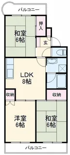 K&Iマンション青木【1階】の間取り