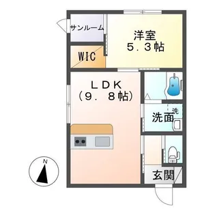 ロシェ【2階】の間取り