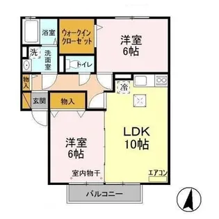 カハラ B【1階】の間取り