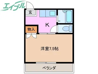 ロイヤル川原町【2階】の間取り