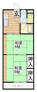 メゾンアルパ宮町【3階】の間取り