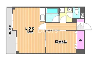 岡山県岡山市北区奥田2【マンション】の間取り