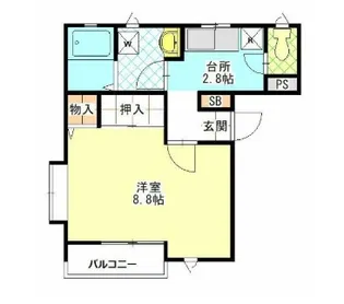 グランソール南仙台【2階】の間取り