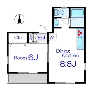 フルール潮田【3階】の間取り