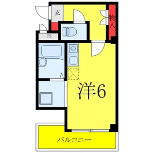 エクセルプラザ【4階】の間取り