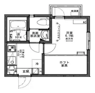 KEIAI RESIDENCE北上尾II【1階】の間取り