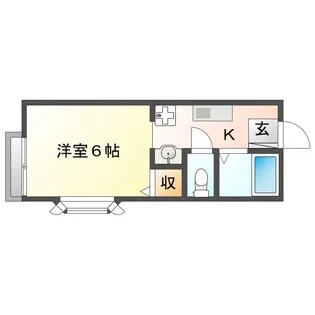 チェリーハウス【1階】の間取り