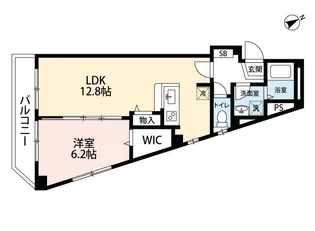 三番館【1階】の間取り
