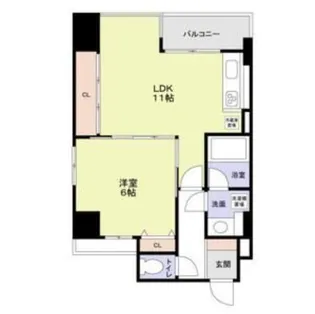 K-CRAFT UMEDA161【2階】の間取り