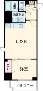 パレスシンシア江東橋【2階】の間取り