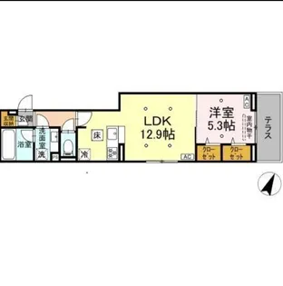 コニフェールII【1階】の間取り