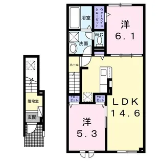 ティエラIII【2階】の間取り