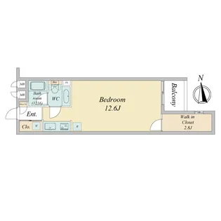 エルスタンザ下北沢の間取り