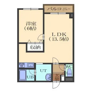 マンションウインズ【4階】の間取り