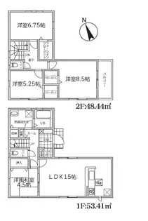 埼玉県幸手市中5【一戸建】の間取り