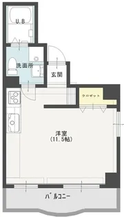 静岡県沼津市三枚橋町【マンション】の間取り