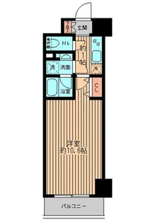 1Kの間取り画像