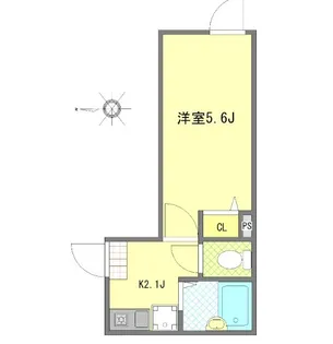 Well-being江北【1階】の間取り