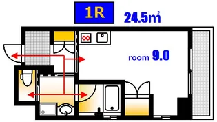 TM ALMEZ【6階】の間取り