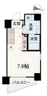 グラビスコート目黒【5階】の間取り